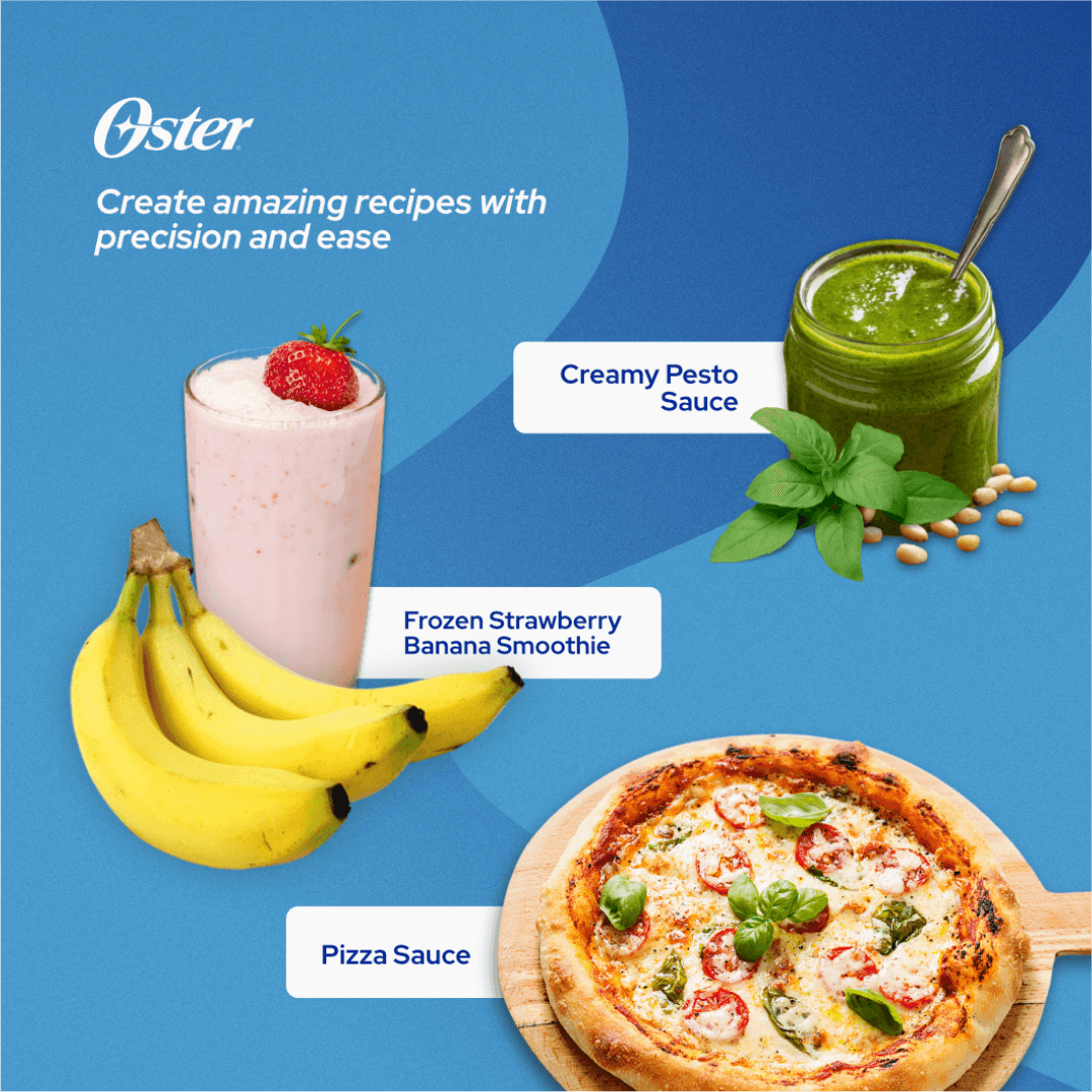 Oster 10-Speed Blender with 1.25L Heat Resistant Glass Jar (Heavy Duty Blender with Ice Crusher) + Glass Jar - Lorikeet