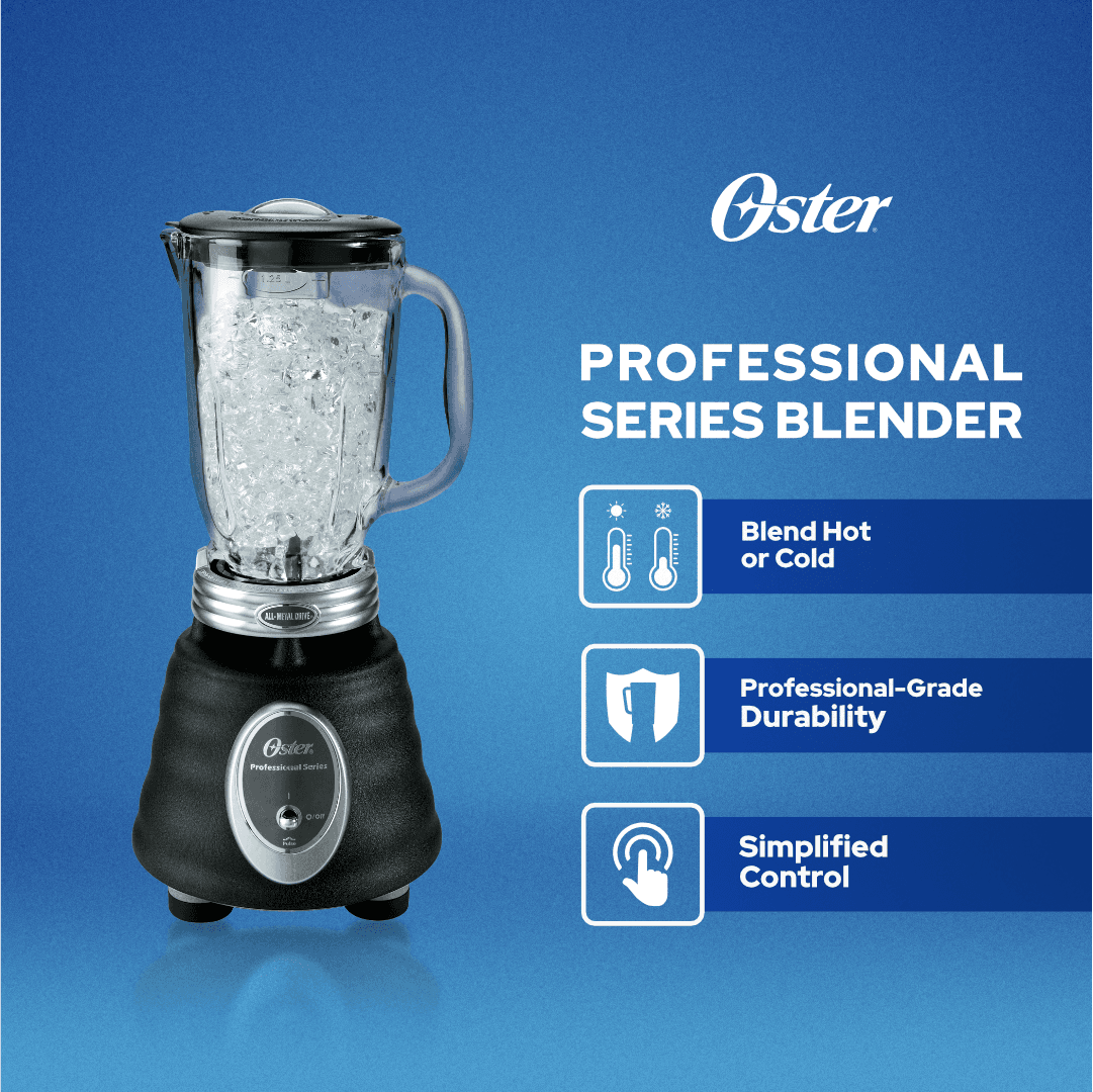 Oster Professional Series Blender with All-Metal Driveâ„¢ System, 600 watts, Blender Shaker, Grinder, Food Chopper - Lorikeet